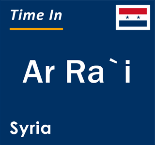 Current local time in Ar Ra`i, Syria