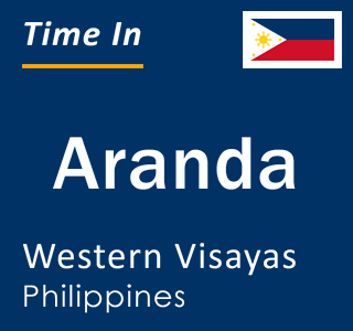 Current local time in Aranda, Western Visayas, Philippines