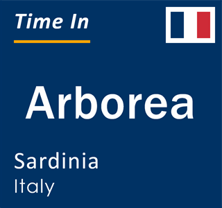 Current local time in Arborea, Sardinia, Italy