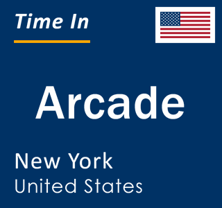 Current local time in Arcade, New York, United States