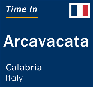 Current local time in Arcavacata, Calabria, Italy