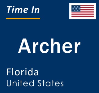 Current local time in Archer, Florida, United States