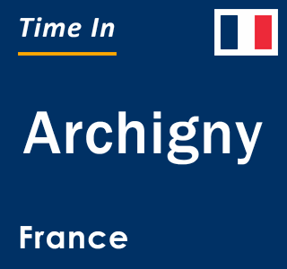 Current local time in Archigny, France