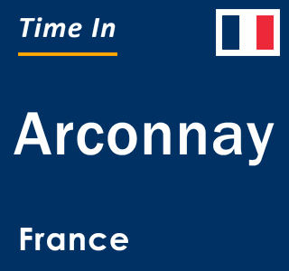 Current local time in Arconnay, France