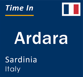 Current local time in Ardara, Sardinia, Italy