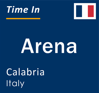 Current local time in Arena, Calabria, Italy