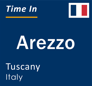 Current local time in Arezzo, Tuscany, Italy