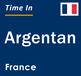 Current local time in Argentan, France