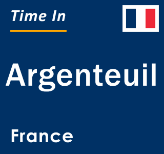 Current local time in Argenteuil, France