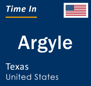 Current local time in Argyle, Texas, United States