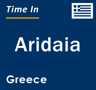 Current local time in Aridaia, Greece