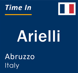 Current local time in Arielli, Abruzzo, Italy