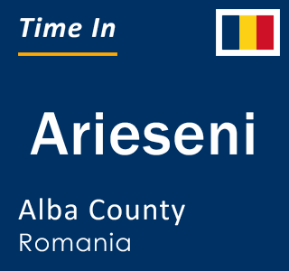 Current local time in Arieseni, Alba County, Romania