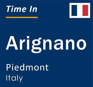 Current local time in Arignano, Piedmont, Italy