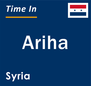 Current local time in Ariha, Syria