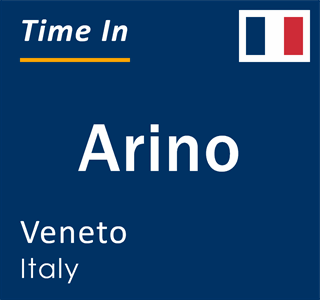 Current local time in Arino, Veneto, Italy