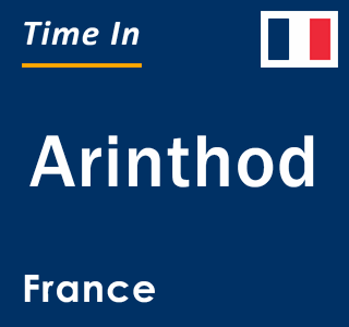 Current local time in Arinthod, France