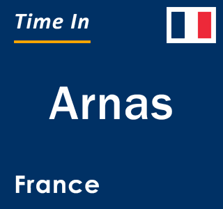 Current local time in Arnas, France