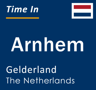 Current local time in Arnhem, Gelderland, The Netherlands