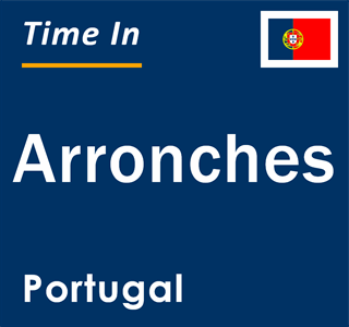 Current local time in Arronches, Portugal