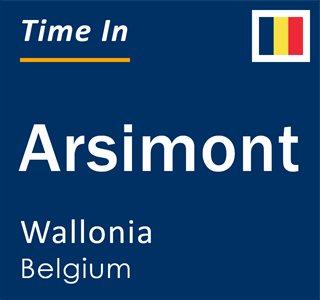 Current local time in Arsimont, Wallonia, Belgium