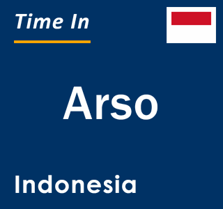 Current local time in Arso, Indonesia