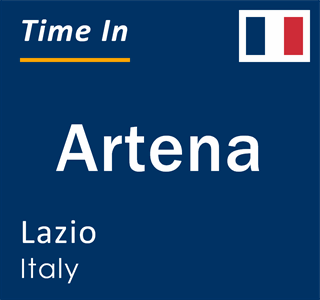 Current local time in Artena, Lazio, Italy