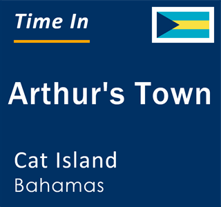 Current local time in Arthur's Town, Cat Island, Bahamas