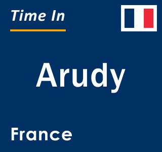 Current local time in Arudy, France