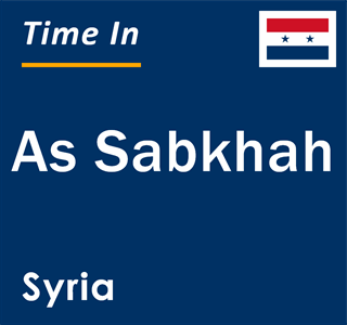 Current local time in As Sabkhah, Syria