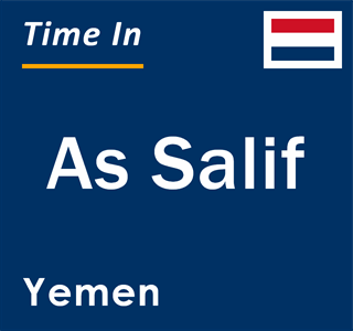 Current local time in As Salif, Yemen