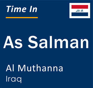 Current local time in As Salman, Al Muthanna, Iraq