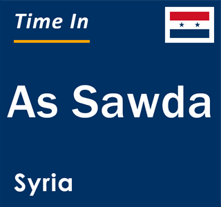 Current local time in As Sawda, Syria