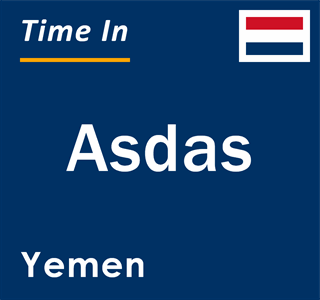 Current local time in Asdas, Yemen