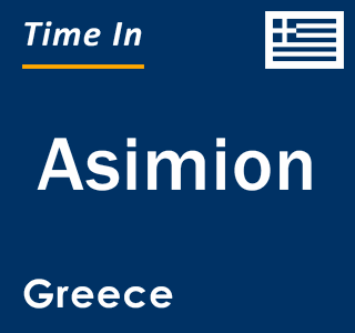 Current local time in Asimion, Greece