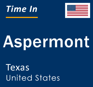 Current local time in Aspermont, Texas, United States