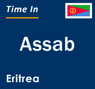 Current local time in Assab, Eritrea