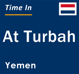 Current local time in At Turbah, Yemen