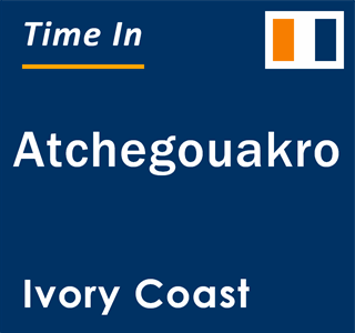 Current local time in Atchegouakro, Ivory Coast