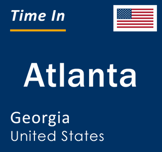 Current local time in Atlanta, Georgia, United States