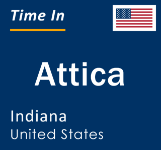 Current local time in Attica, Indiana, United States