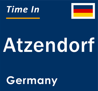 Current local time in Atzendorf, Germany