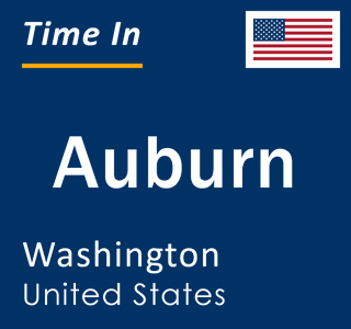 Current local time in Auburn, Washington, United States