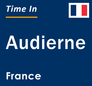 Current local time in Audierne, France