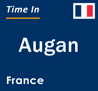 Current local time in Augan, France