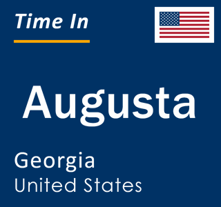 Current local time in Augusta, Georgia, United States