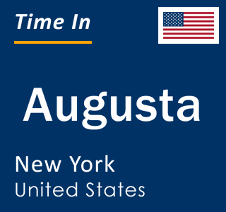 Current local time in Augusta, New York, United States