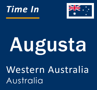 Current local time in Augusta, Western Australia, Australia