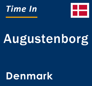 Current local time in Augustenborg, Denmark