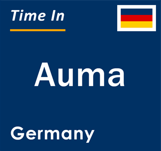 Current local time in Auma, Germany